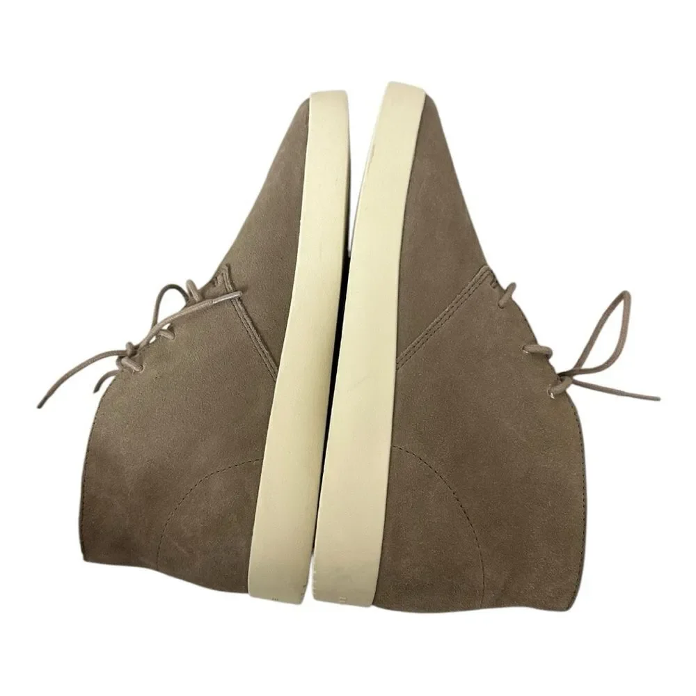 EVERLANE Mens The Desert Lace up BOOTS Size 7.5 Sepia Suede